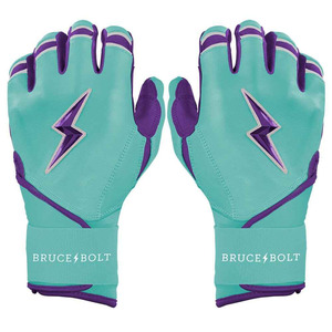 ถุงมือเบสบอลหนังแท้รุ่นซิกเนเจอร์ซีรีส์ ลองคัฟฟ์ ยี่ห้อ MARGINAL SPORTS Ketel Marte แบบปิดด้วยแถบตีนตุ๊กแก สีเขียวอมฟ้า สำหรับมืออาชีพ - Product Image 2