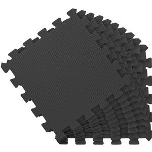 โรงงานเวียดนาม ขายส่ง OEM แผ่นรองคลานแบบ interlocking ลายไขว้ ทำจาก EVA ปลอดสารพิษ สำหรับยิม โยคะ กันลื่น กันน้ำ ทำความสะอาดง่าย - Product Image 2