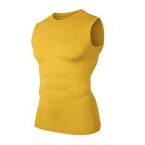 Débardeur basique à col rond pour femme, débardeur ajusté en coton, respirant, tricoté, style décontracté - Product Image 4