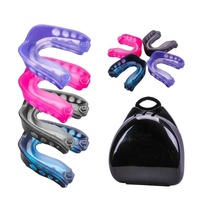 Protège-dents de boxe en silicone avec couleur et logo personnalisés, protection dentaire pour entraînement, protection sportive de qualité supérieure