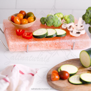 แผ่นย่างเกลือหิมาลัยสีชมพูขนาด1.5x8x12นิ้วแผ่นทำอาหารและเสิร์ฟแบบธรรมชาติสำหรับบาร์บีคิวสเต็กและอาหารทะเล - Product Image 4