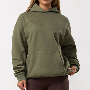 Custom Logo Winter Front High Quality Women Lightweight Casual <b>Workout</b> Sports Top Oversized Gym Sweatshirt Luxury <b>Hoodie</b> - Product Image 1