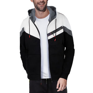 Sudadera con capucha y cremallera para hombre, estilo moderno, ropa urbana, logotipo personalizado, OEM, etiqueta privada, fábrica de ropa al por mayor - Product Image 2