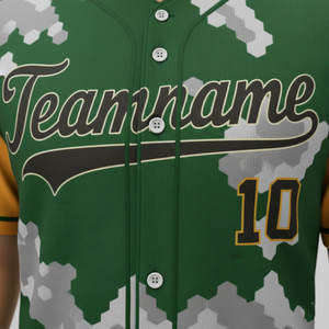 เสื้อเบสบอลซอฟต์บอลแบบยูนิเซ็กซ์สั่งทำได้ 100% โพลีเอสเตอร์ พิมพ์ลายด้วยความร้อน ป้องกันแบคทีเรีย แห้งเร็ว ระบายอากาศได้ดี - Product Image 4