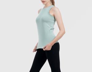 Débardeurs de sport pour femmes à prix abordable, grandes tailles, fabriqués au Pakistan, couleur unie, qualité supérieure, débardeur bleu clair - Product Image 3