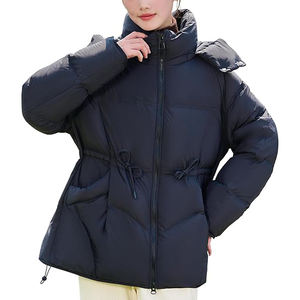 Veste longue matelassée pour femme, vente en gros, personnalisable, économique et durable, imperméable et chaude avec - Product Image 1