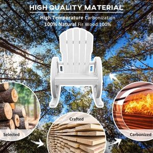 White Garden Lounge Chairs for Outdoor Leisure - Product Image 2