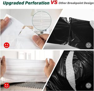 Unscented Drawstring Trash Bags for Home Trash Bag <b>Strong</b> Leak Proof Garbage Bags Thick for Bathroom Office Kitchen Litter <b>Box</b> - Product Image 2