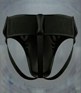 Ceinture de soutien inguinal en néoprène profilée pour homme K4 avec soutien lombaire, logo en relief, respirante, protection sportive pour la boxe, gaine sculptante - Product Image 4