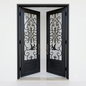 Royal Luxury KHP-DG-003 Steel Entrance Gate Contemporary Design Water Resistant Finish Easy Assembly Outdoor Use - Product Image 2