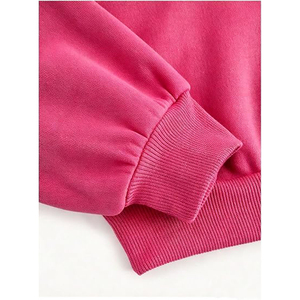 Conjunto Deportivo para Mujer, Sudadera con Capucha Extra Grande de Felpa de Algodón Grueso, Pantalones Deportivos Casuales de Invierno con Ligera Elasticidad - Product Image 5