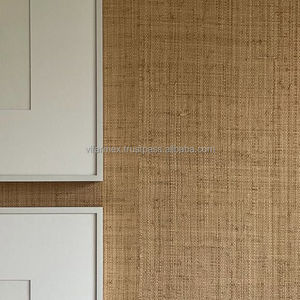Revestimiento de Pared de Fibra de Rafia Natural Tejida a Mano Ecológica para Decoración Interior del Hogar, Hostelería, Navidad y Bodas - Product Image 2