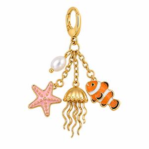 จี้โลหะเคลือบสีตามสั่งสำหรับชุดว่ายน้ำ จี้บิกินี่กันน้ำ ขายส่ง - Product Image 1