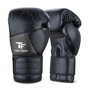 Gants de boxe en cuir de vachette pour le kick-boxing et le fitness, avec lacets, modèle Winning - Product Image 6