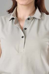 เสื้อโปโลผู้หญิงทรงเข้ารูป ผ้าสเตรช ใส่สบาย เหมาะสำหรับกิจกรรมกลางแจ้ง ชุดทีม คุณภาพส่งออก - Product Image 3