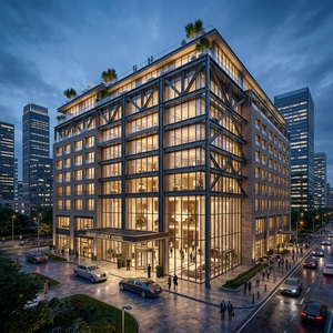 Estructura <span class=keywords><strong>de</strong></span> Acero Prefabricada para Construcción en Fases, Edificio Hotelero Expandible, Estructura Comercial Prefabricada - Product Image 3