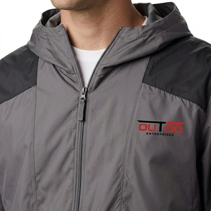 Men <b>Windbreaker</b> Jacket Lightweight Breathable Waterproof Windproof Outdoor Hooded Sports Running Hiking <b>Camping</b> Travel Jacket - Product Image 6