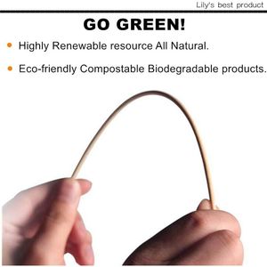 Spiedini in bambù naturale da 16 pollici per kebab, fontana di cioccolato, barbecue, cucina, artigianato e grigliate di antipasti - Product Image 3