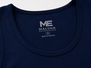 Débardeur de sport pour homme avec logo personnalisé brodé sur le devant, 100% coton respirant, séchage rapide, sans manches, pour la remise en forme - Product Image 3