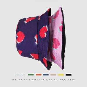 Chapeau Bob Unisexe Rose à Pois pour Enfants, Style Décontracté Printemps-Été, Tissu Polyester, Œillet Fortleo - Product Image 2