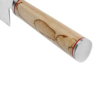 Cuchillos de Chef con Mango de Madera Blanca, Hoja de Acero Inoxidable con Patrón Damasco, Cuchillos Profesionales de Cocina para Cortar y Rebanar Carne - Product Image 2