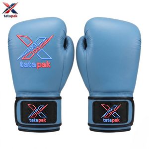 New Arrival Leather boxing gloves unisex Adjustable wrist wrap gloves Breathable MMA training gloves Top selling boxing gloves - Product Image 4
