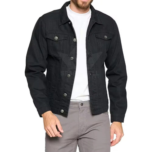 Cowboy Denim Style High Quality Breathable Men's Motorcycle <b>Jacket</b> <b>Slim</b> <b>Fit</b> Polyester/Cotton - Product Image 4