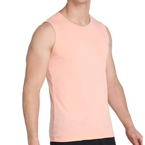 Camisetas de Gimnasio para Hombre de Alta Calidad, Personalizadas, de Color Sólido, Transpirables, Ecológicas, de Algodón/Bambú, Tejidas, para Fitness - Product Image 4