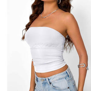 Top Tubo sin Tirantes para Mujer, Verano, Casual, para Fiesta, Ropa de Club, Estilo Moderno, Top Tubo sin Tirantes para Mujer, Tendencia de Verano - Product Image 4