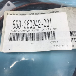 LAM 853-360242-001 Conjunto, Arnés, HTR/TC, CA, VAT 65 - Equipo y piezas de semiconductores de confianza de la marca global Legacy - Product Image 2