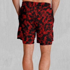 Shorts de sport pour hommes en polyester avec impression par sublimation intégrale de haute qualité, avec poche, style streetwear, commande en gros - Product Image 2
