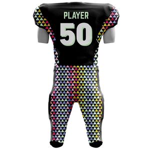Uniformes de Fútbol Americano Transpirables del Mejor Fabricante, Tallas Grandes, Diseño Único con Sublimación, Precio de Fábrica, con el Mejor Servicio OEM - Product Image 3