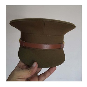 Gorra de Visera Bordada Personalizada Estilo Vintage, Gorra de Lana con Visera, Gorra Formal para Eventos, Actuaciones y Disfraces - Product Image 1