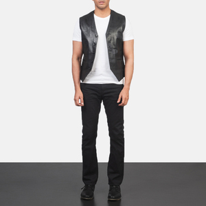Chaleco de Cuero para Hombre de Alta Calidad, Traje de Invierno a la Moda con Logotipo, Transpirable, Hecho en Pakistán, Precio al por Mayor - Product Image 5