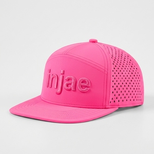 Gorra Snapback Personalizada de 7 Paneles con Visera Plana, Perforada con Corte Láser, Bordado 3D, Logotipo Personalizado, OEM, ODM, MOQ Bajo, Marca Privada - Product Image 3