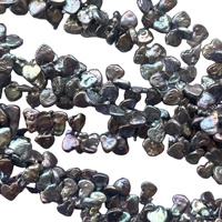 Collier en perles de pierre naturelle d'eau douce, forme cœur lisse, 9mm 10mm 11mm, couleur marron arc-en-ciel, vente en gros, Vivaaz Gems pour la fabrication de bijoux