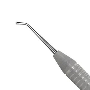 Instrument de remplissage dentaire en plastique Goldstein n°2, manche en acier inoxydable pour pose de composite - Product Image 3