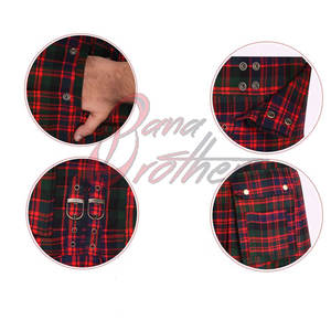 Auténtico Kilt Escocés de Tartán de Alta Calidad con Patrón Tradicional y Cintura Ajustable - Product Image 6