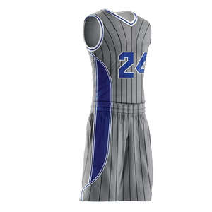 Uniformes de Baloncesto Personalizados de Alta Calidad, 100% Poliéster, Secado Rápido, Sin Mangas, para Deportes al Aire Libre de Verano - Product Image 5