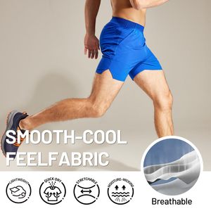 Shorts de jogging décontractés pour hommes en coton 100% de haute qualité, séchage rapide, respirants, avec logo personnalisé - motif uni - Product Image 5