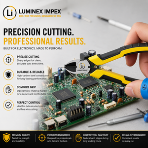 LUMINEX IMPEX LUB=113 <b>Long</b> <b>Nose</b> Stainless Steel Lightweight Smooth Work Jewelry Making Polishing Pliers for Bracelet Making DIY - Product Image 1