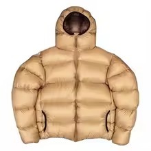 Mens Thick Slim Fit Formal Winter Puffer <b>Jacket</b> with <b>Warm</b> Quilted Insulation Windproof <b>Waterproof</b> Design - Product Image 4