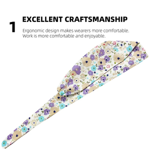 Gorro Quirúrgico Unisex Tipo Bouffant para Mujeres y Hombres, Enfermeras, Doctores, Dentistas, Veterinarios, Gorro Médico Transpirable y Ajustable - Product Image 3