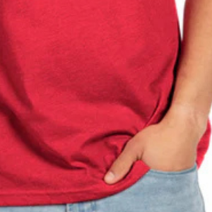 T-shirt personnalisé pour homme à col en V, en mélange de coton doux, léger et décontracté, idéal pour la personnalisation et la fabrication en marque blanche - Product Image 6