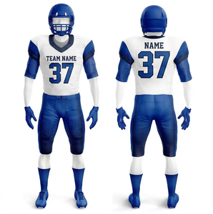 Jersey de Fútbol Americano 2026, Nuevo Diseño, Logotipo Personalizado, Venta al Por Mayor para Hombre, Secado Rápido, Anti-UV, 100% Poliéster, Uniforme Deportivo con Transferencia Térmica - Product Image 1