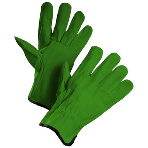 Most Popular Cowhide Grain Leather Heavy-Duty Rubber CE Certified Anti-Static Heat Resistant Adjustable Wristlet Safety <b>Gloves</b> - Product Image 3