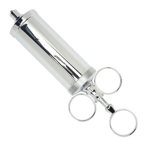Jeringa para Oídos Personalizada con Disco de Protección, Irrigación de Acero Inoxidable con 2 Boquillas - Product Image 3