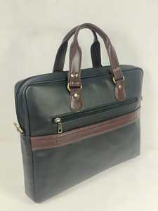 Premium PU Leatherite Laptop <b>Bag</b> with Dual Carry Handles, Front <b>Document</b> Pocket and Adjustable Shoulder Strap - Product Image 5