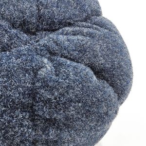 Set di 3 7.5 blu scuro x 7.5x5.7 ornamenti di zucca festiva decorazione del raccolto per le vacanze per i mobili della sala da pranzo per il ringraziamento autunnale - Product Image 6