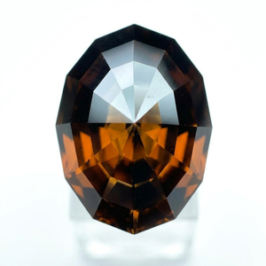 OBERON JEWELS 4.08 Carat Natural Fancy Brownish Red <b>Step</b>-Cut Oval Diamond SI1 Clarity IGI Certified for Jewelry Making - Product Image 3